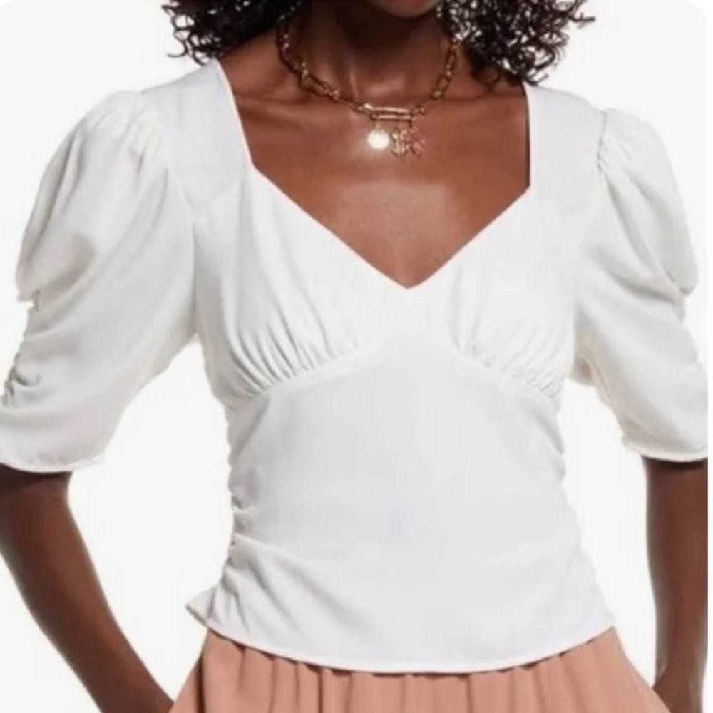Open edit white top